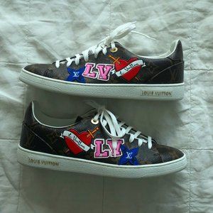 Louis Vuitton Calfskin Monogram BlackHeart Sneaker